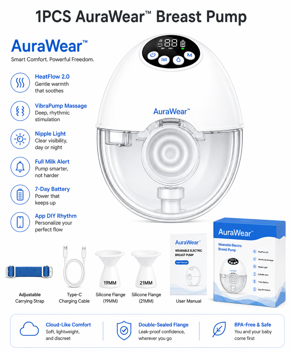 AuraWear S12 Pro - Wearable Breast Pump